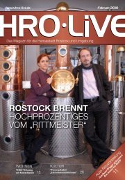 rittMEistEr - HROÂ·LIFE - Das Magazin fÃ¼r die Hansestadt Rostock