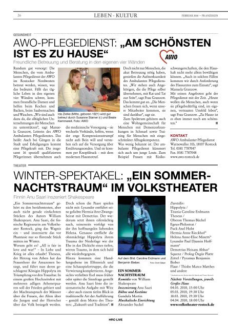 rittMEistEr - HROÂ·LIFE - Das Magazin fÃ¼r die Hansestadt Rostock