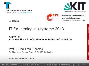 Kapitel 6: Adaptive IT – zukunftsorientierte Software-Architektur