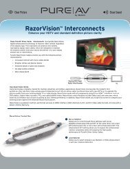 RazorVision™ Interconnects - Belkin