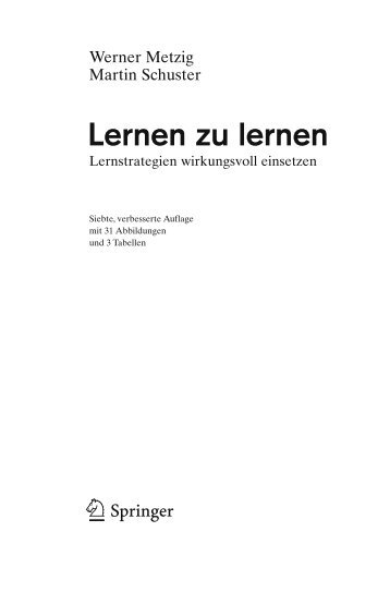 Lernen zu lernen 123 - Rudolf-Steiner-Schule Salzburg