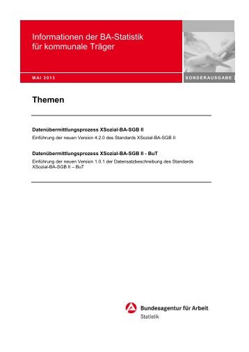 zkT-Info-Brief; 16. Ausgabe - Statistik der Bundesagentur für Arbeit
