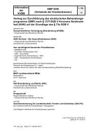 DMP KHK - Kassenärztlichen Vereinigung Brandenburg