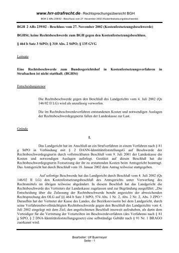 PDF-Download - hrr-strafrecht.de