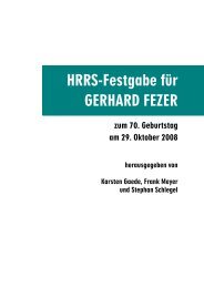 HRRS-Festgabe für Gerhard Fezer zum 70 ... - hrr-strafrecht.de