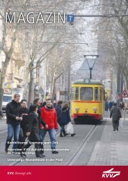 KVV-Magazin Nr. 71, April 2013 - KVV - Karlsruher Verkehrsverbund