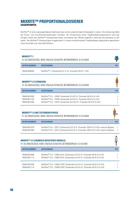 NETAFIM™ Produktkatalog 2013/2014 - ANDO Technik GmbH