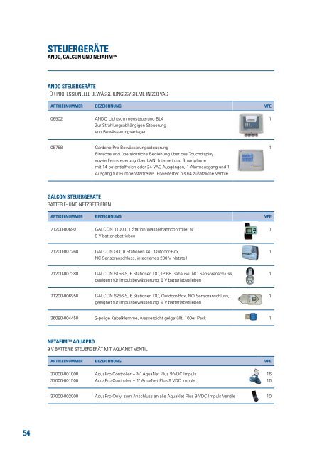 NETAFIM™ Produktkatalog 2013/2014 - ANDO Technik GmbH