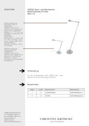 ORION Tisch+Steh Leuchten Anleitung v.1.0 - Christine Kröncke