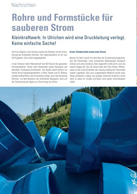 Düker Nachrichten Ausgabe Winter 2013 - Düker GmbH & Co KGaA