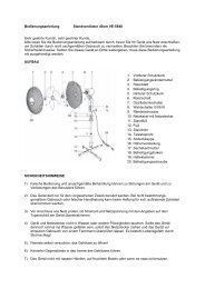 Bedienungsanleitung Standventilator 40cm VE-5948 ... - Electronic.hu