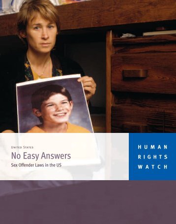 No Easy Answers - Human Rights Watch