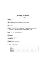 Package 'stochvol'