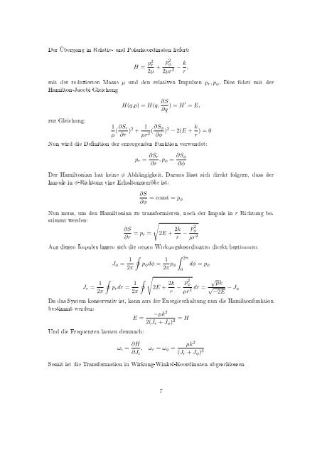 Hamiltonsches Chaos