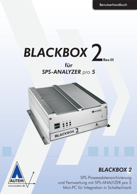 Benutzerhandbuch BLACKBOX SPS-ANALYZER ... - AUTEM GmbH