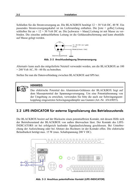 Benutzerhandbuch BLACKBOX SPS-ANALYZER ... - AUTEM GmbH