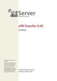 Handbuch ePR-Transfer 0.42 - Dataport