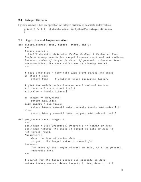 Computer Science I CSCI-141 Search Lecture (2/2) - Department of ...