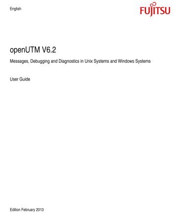 Messages, Debugging, Diagnostics in Unix and ... - Manuals - Fujitsu