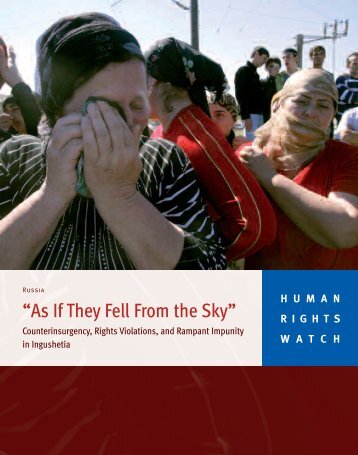 âAs If They Fell From the Skyâ - Human Rights Watch