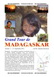 Detailprogramm fÃ¼r die Reise: Madagaskar - Joe Far Tours