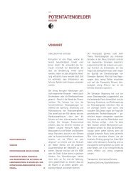 Dossier Potentatengelder - Transparency International