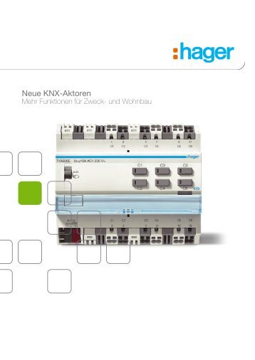 Neue KNX-Aktoren - Hager