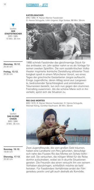 Kinoprogramm (PDF, 8 MB) - Deutsches Filminstitut