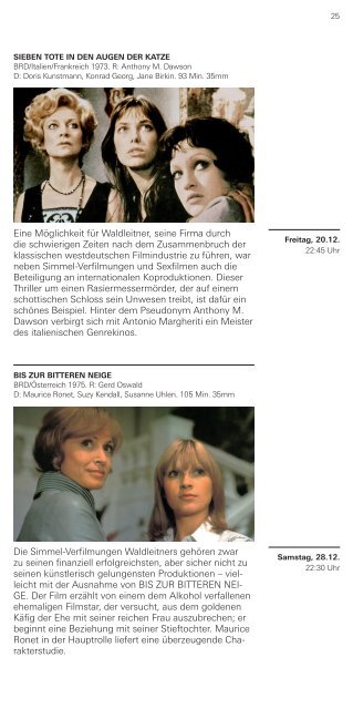 Kinoprogramm (PDF, 8 MB) - Deutsches Filminstitut