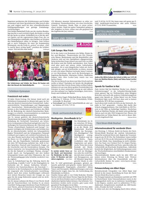 Amtsblatt KW 05/2013 - Bruchsal