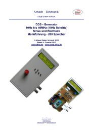 Schoch – Elektronik DDS - Generator 10Hz bis 40MHz ... - DF1TY