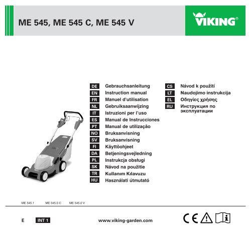 ME 545, ME 545 C, ME 545 V - Castorama