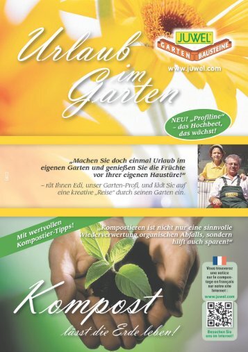 Juwel Gartenfibel - Urlaub im Garten