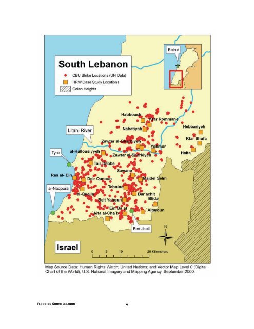Flooding South Lebanon - Human Rights Watch