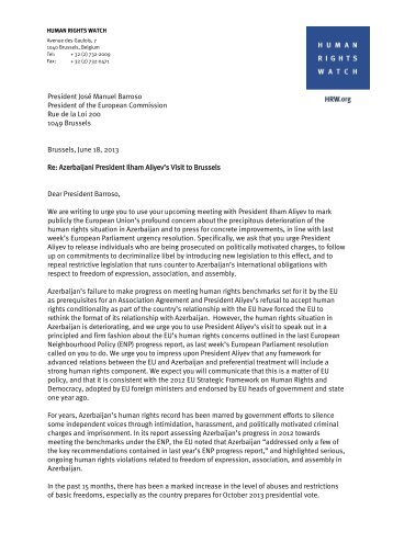 Letter (PDF) - Human Rights Watch