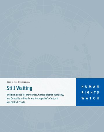 Still Waiting - Human Rights Watch