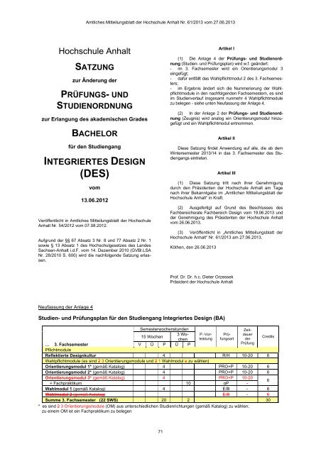 AM Heft61 - Hochschule Anhalt