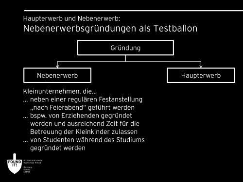 Kleingründungen