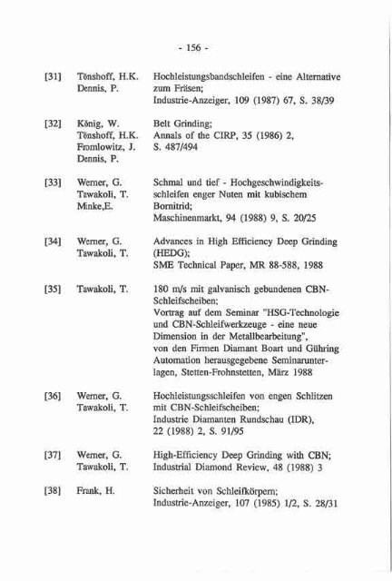 Hochleistungs-Flachschleifen