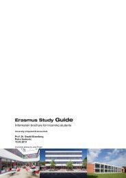 Study Guide for incoming students - Hochschule Kehl