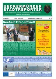 STADTREPORTER UECKERMÜNDER - Stadt Ueckermünde