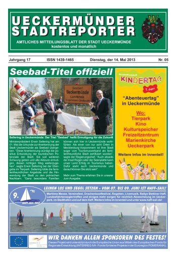 STADTREPORTER UECKERMÜNDER - Stadt Ueckermünde