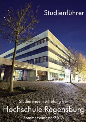 StudienfÃ¼hrer - Hochschule Regensburg