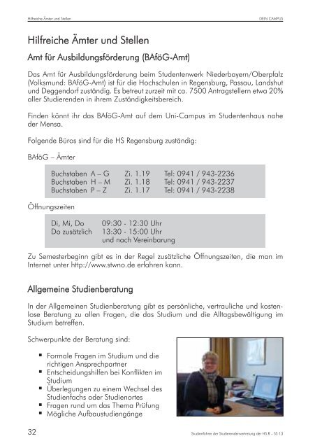 StudienfÃ¼hrer - Hochschule Regensburg