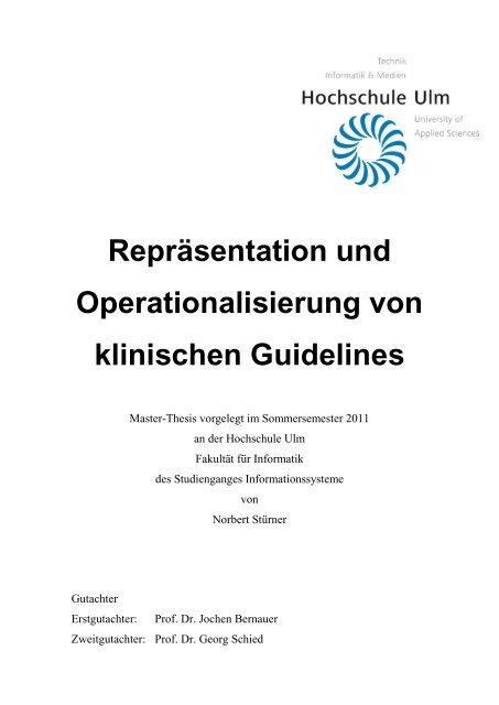 PDF 3.564kB - Hochschule Ulm