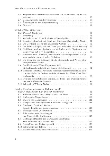 Vom Magnetismus zur Elektrodynamik - UniversitÃ¤t Hamburg