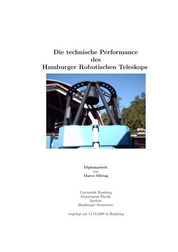 Die technische Performance des Hamburger Robotischen Teleskops