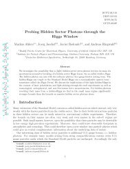 Probing Hidden Sector Photons through the Higgs Window