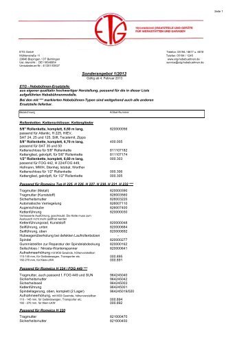 SA 1-2013 HP - ETG Hebebuehnen und Ersatzteile