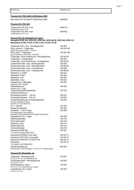 SA 1-2013 HP - ETG Hebebuehnen und Ersatzteile